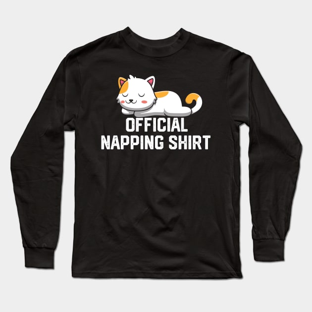 official napping shirt Long Sleeve T-Shirt by spantshirt